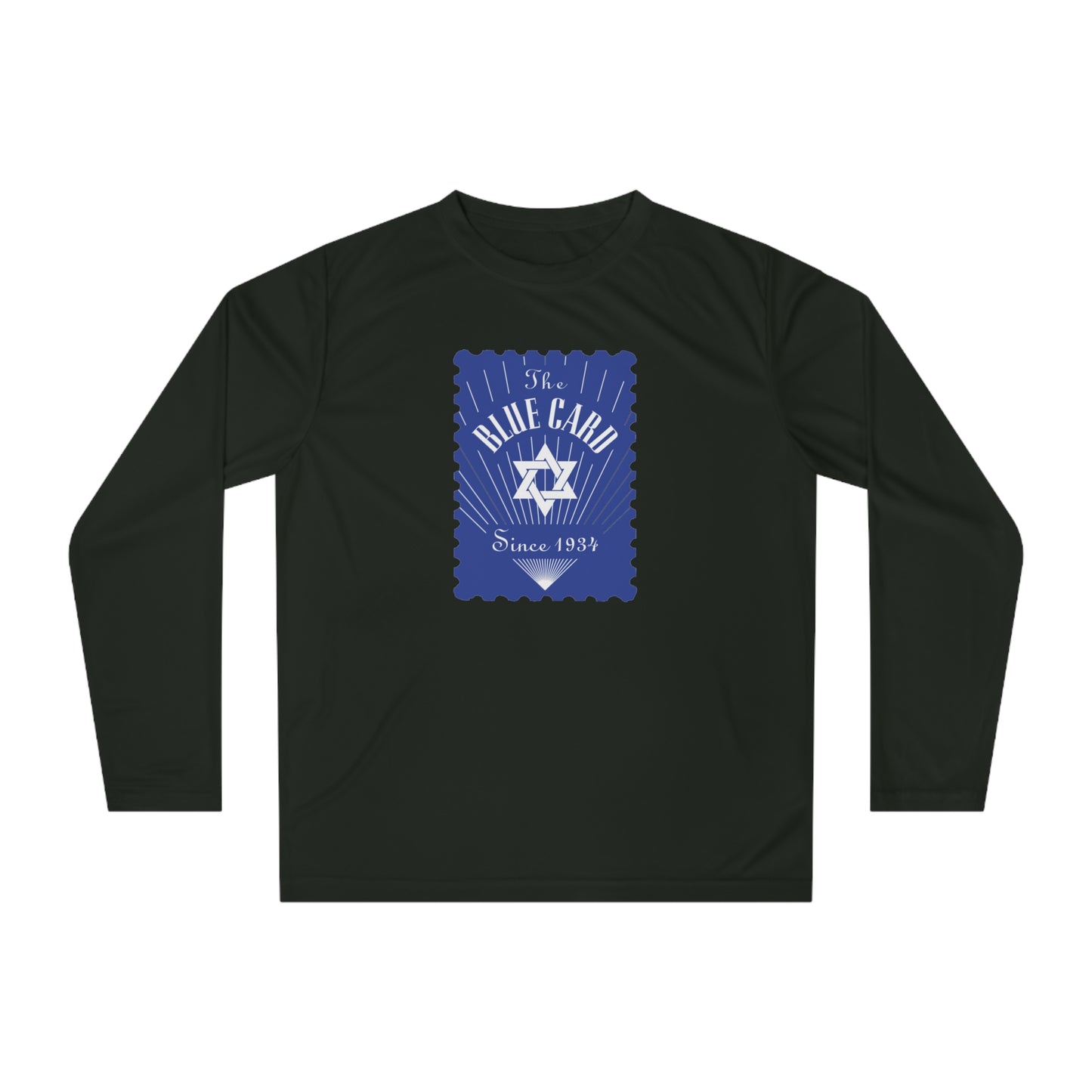 Classic Blue Ribbon Unisex Performance Long Sleeve Shirt - Great for Sports, Casual Wear & Gifts