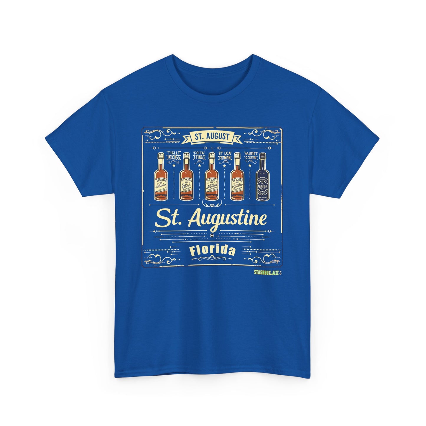 Unisex Heavy Cotton Tee St. Augustine Design 003