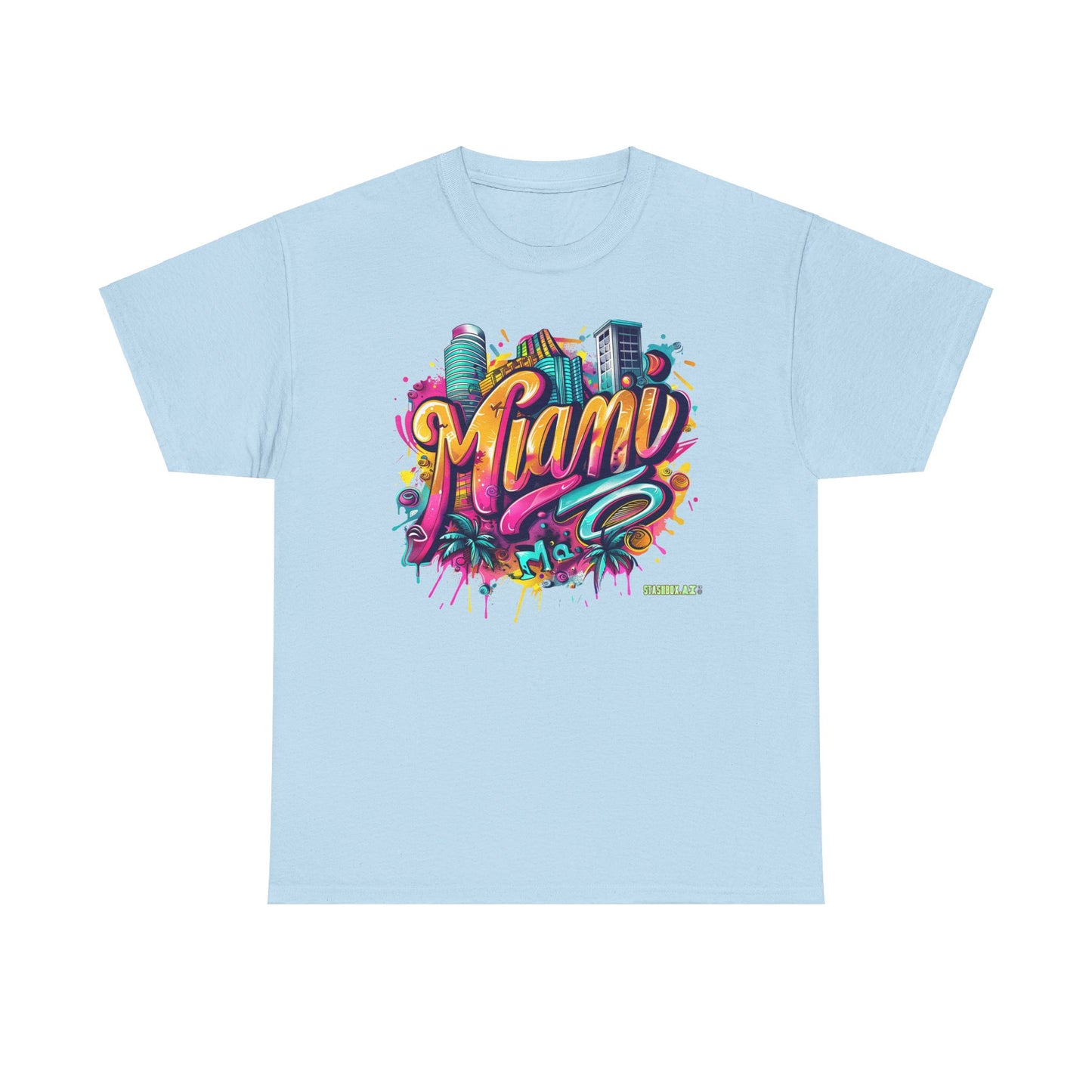 Unisex Heavy Cotton Miami TShirt Design 010