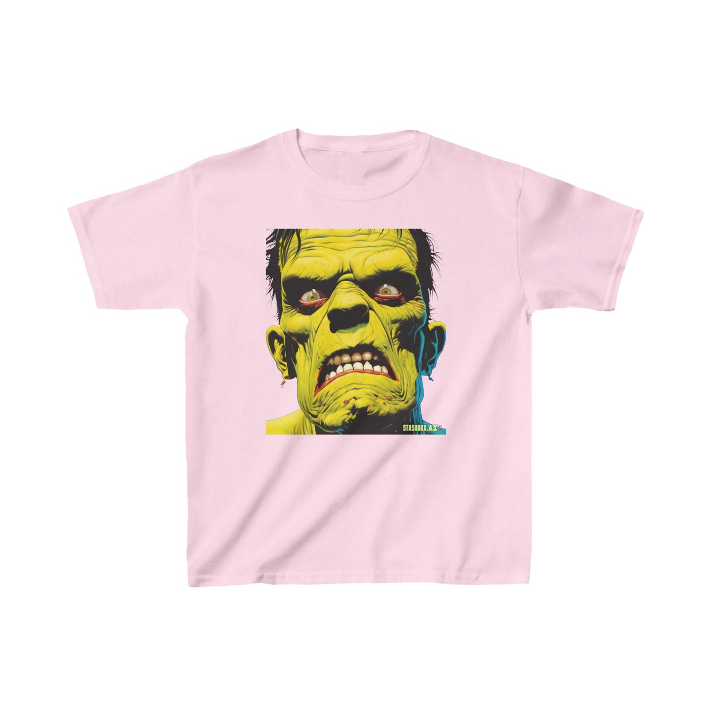 Scary Frankenstein Kids Heavy Cotton™ Tee