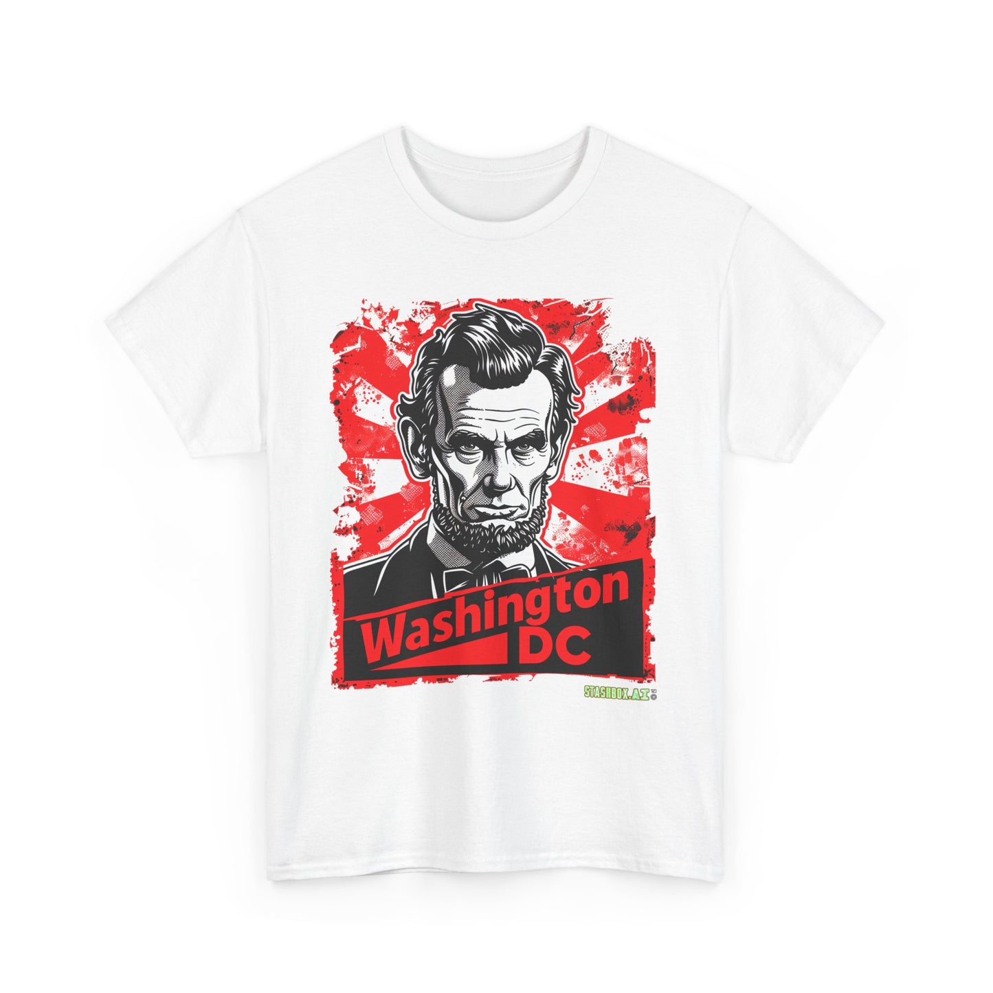 Unisex Heavy Cotton TShirt Abe Lincoln Washington DC 007