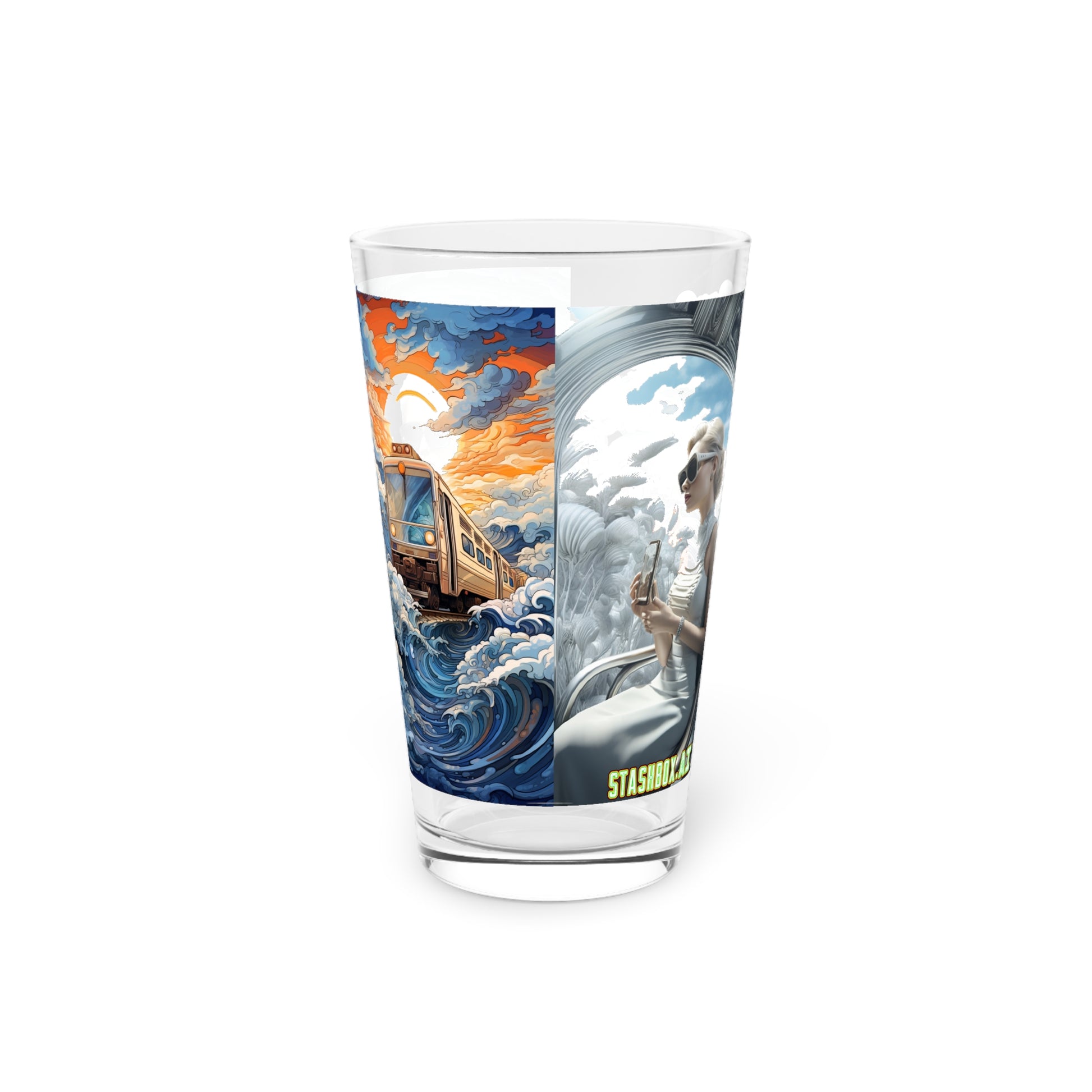 Stashbox Exclusive Train Pint Glass - Limited Edition