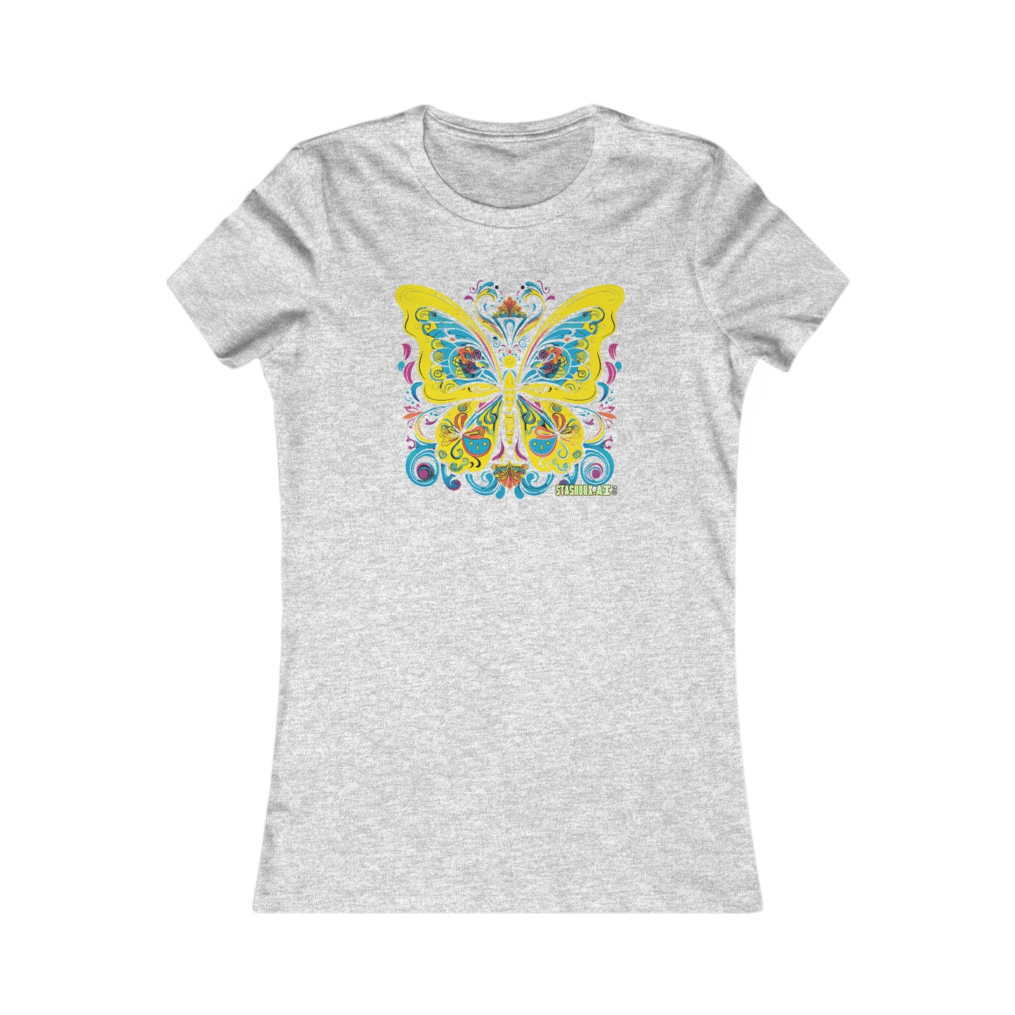 Women's Favorite T-Shirt Radient Butterfly Design 013