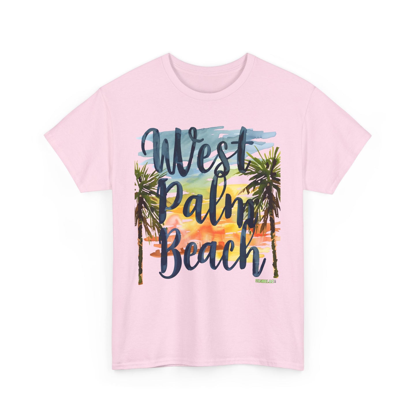 Unisex Heavy Cotton Tee West Palm Beach 005