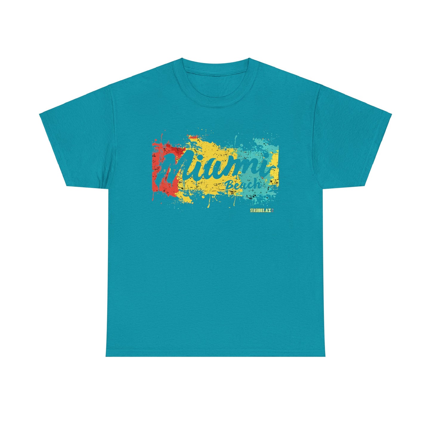 Unisex Heavy Cotton Miami TShirt Design 06