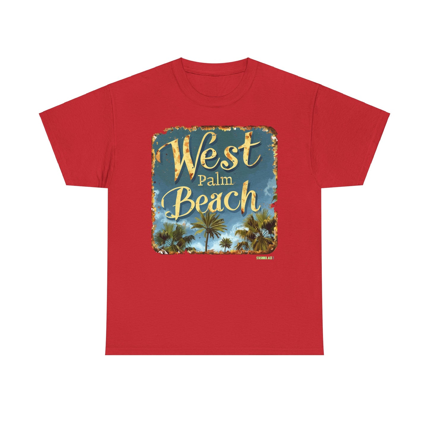 Unisex Heavy Cotton Tee West Palm Beach 033