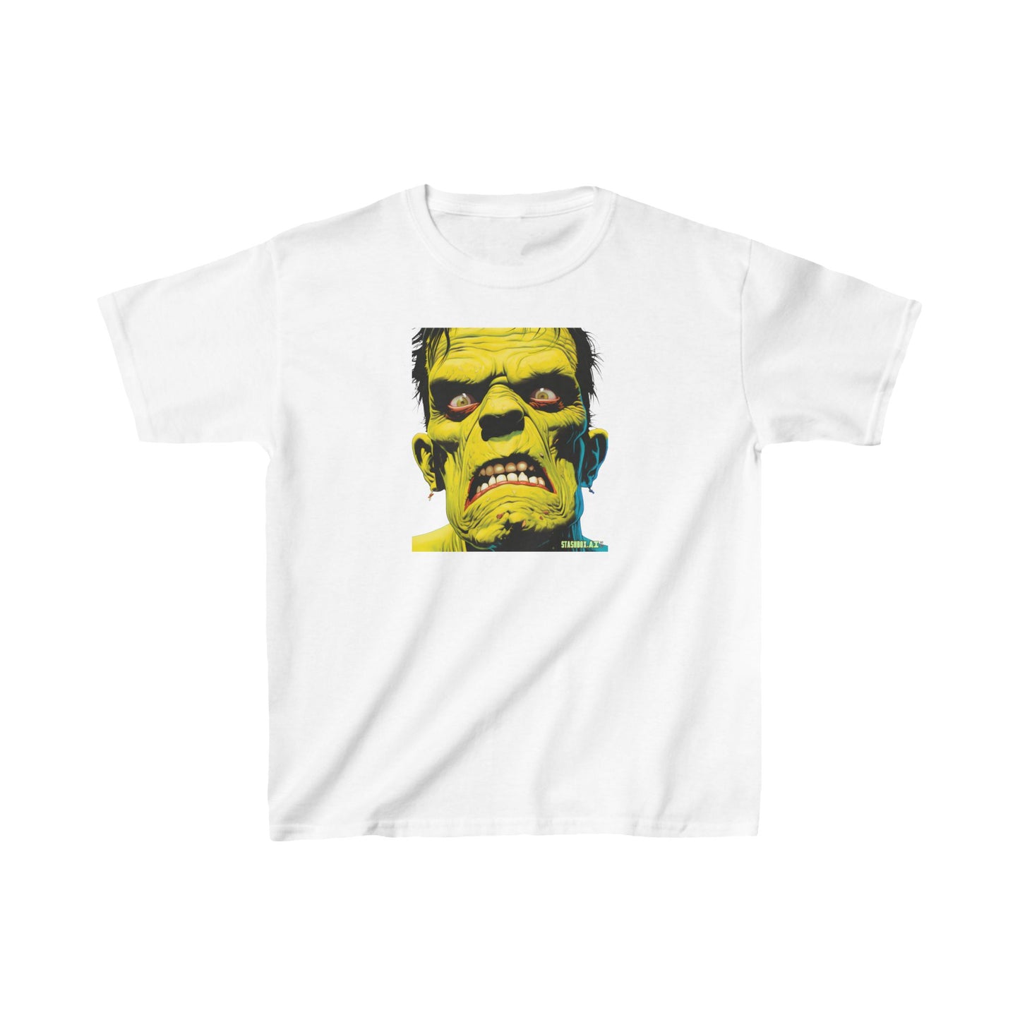 Scary Frankenstein Kids Heavy Cotton™ Tee