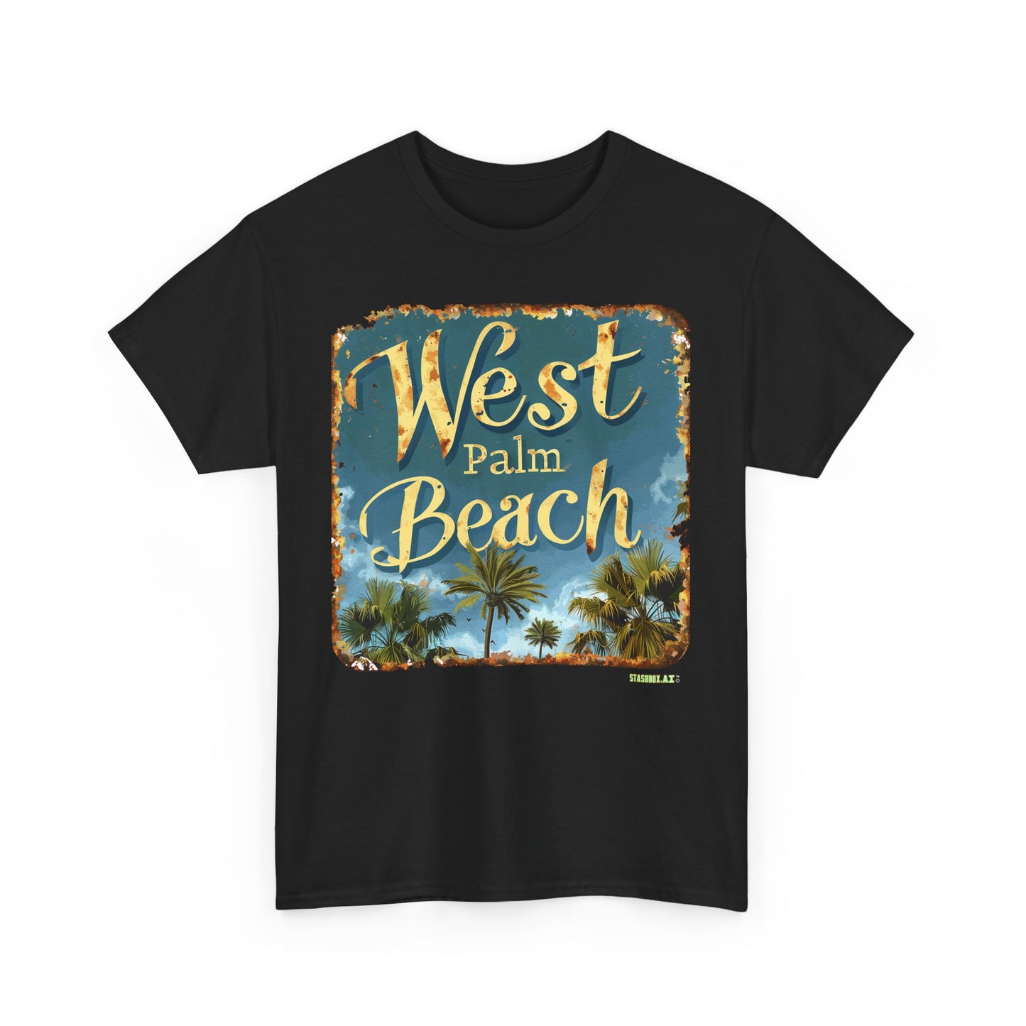 Unisex Heavy Cotton Tee West Palm Beach 033