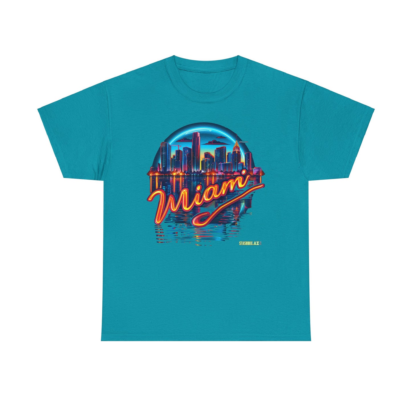 Unisex Heavy Cotton Miami TShirt Design 05