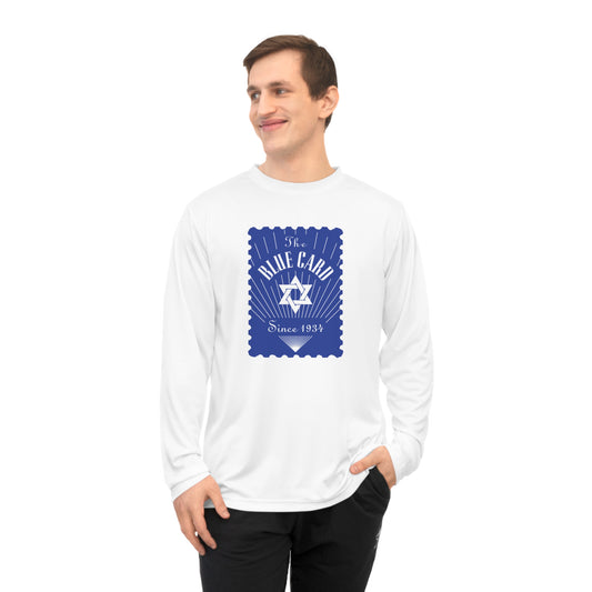 Classic Blue Ribbon Unisex Performance Long Sleeve Shirt - Great for Sports, Casual Wear & Gifts
