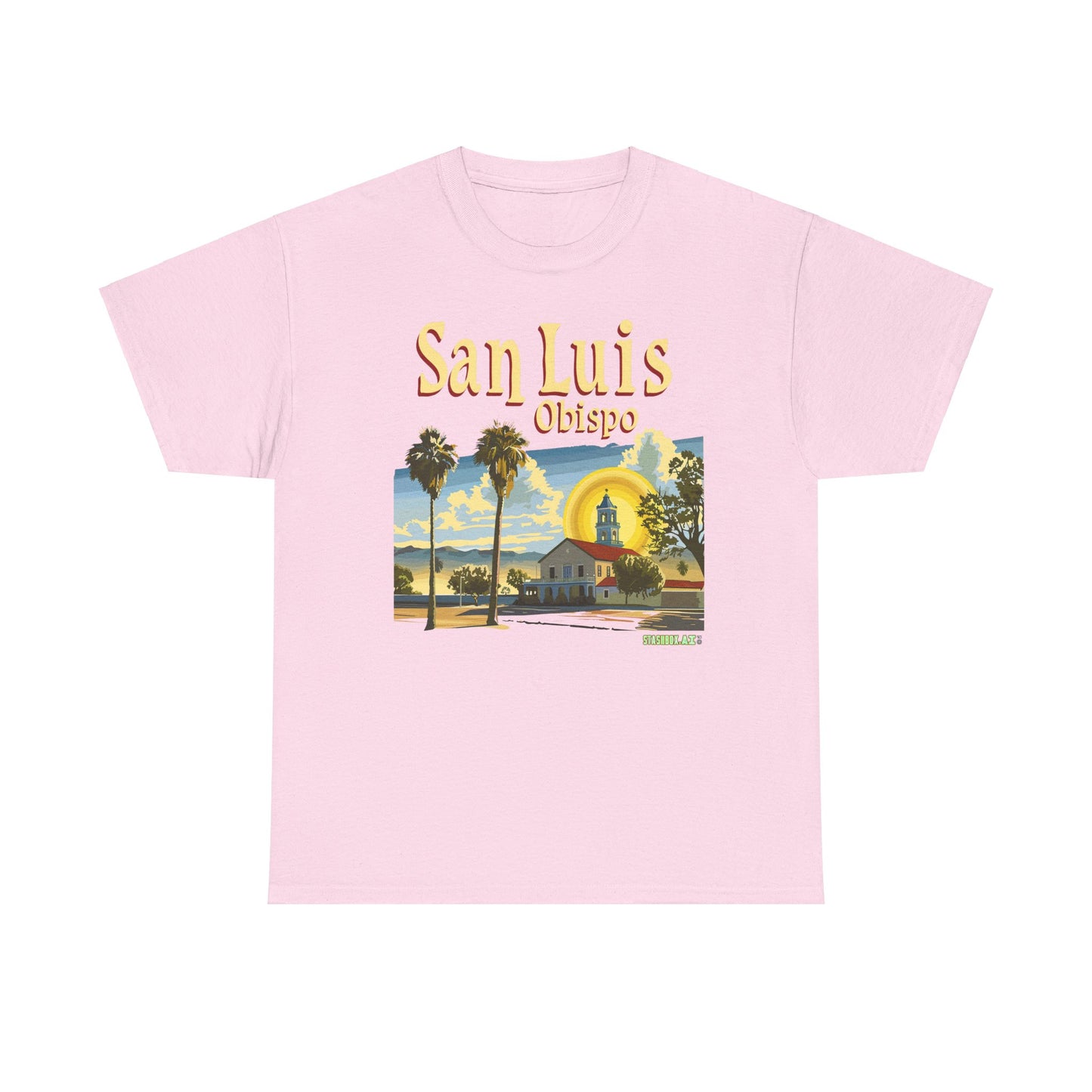 Unisex Heavy Cotton TShirt San Luis Obispo Design 4