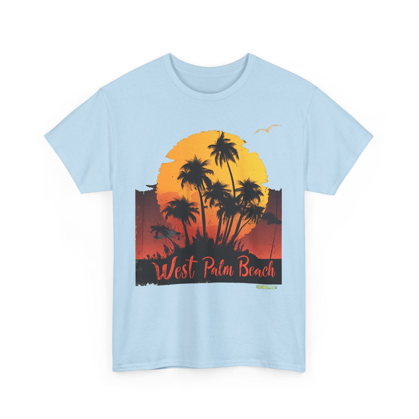 Unisex Heavy Cotton Tee West Palm Beach 026