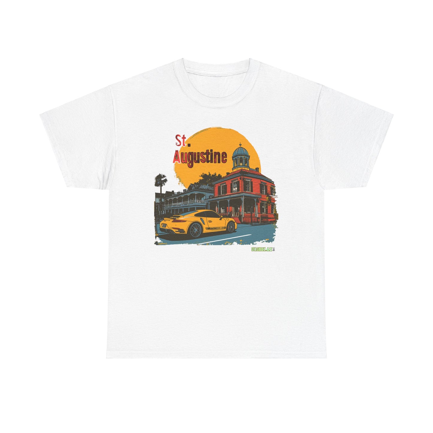 Unisex Heavy Cotton TShirt St. Augustine Design 010