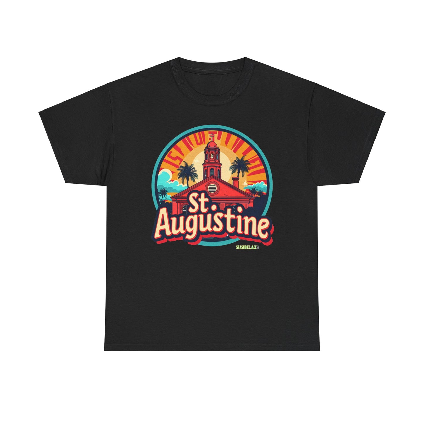 Unisex Heavy Cotton Tee St. Augustine Design 004