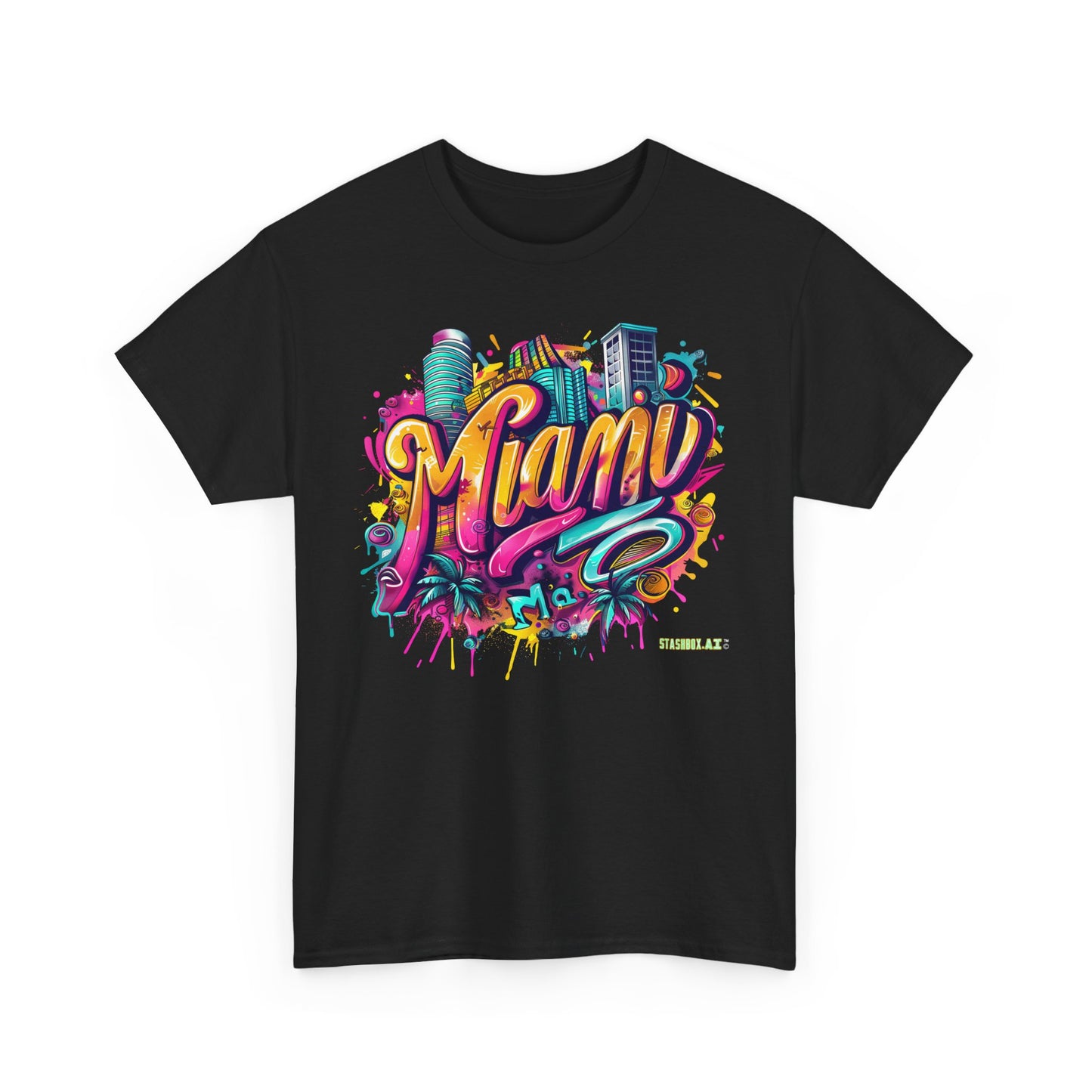 Unisex Heavy Cotton Miami TShirt Design 010