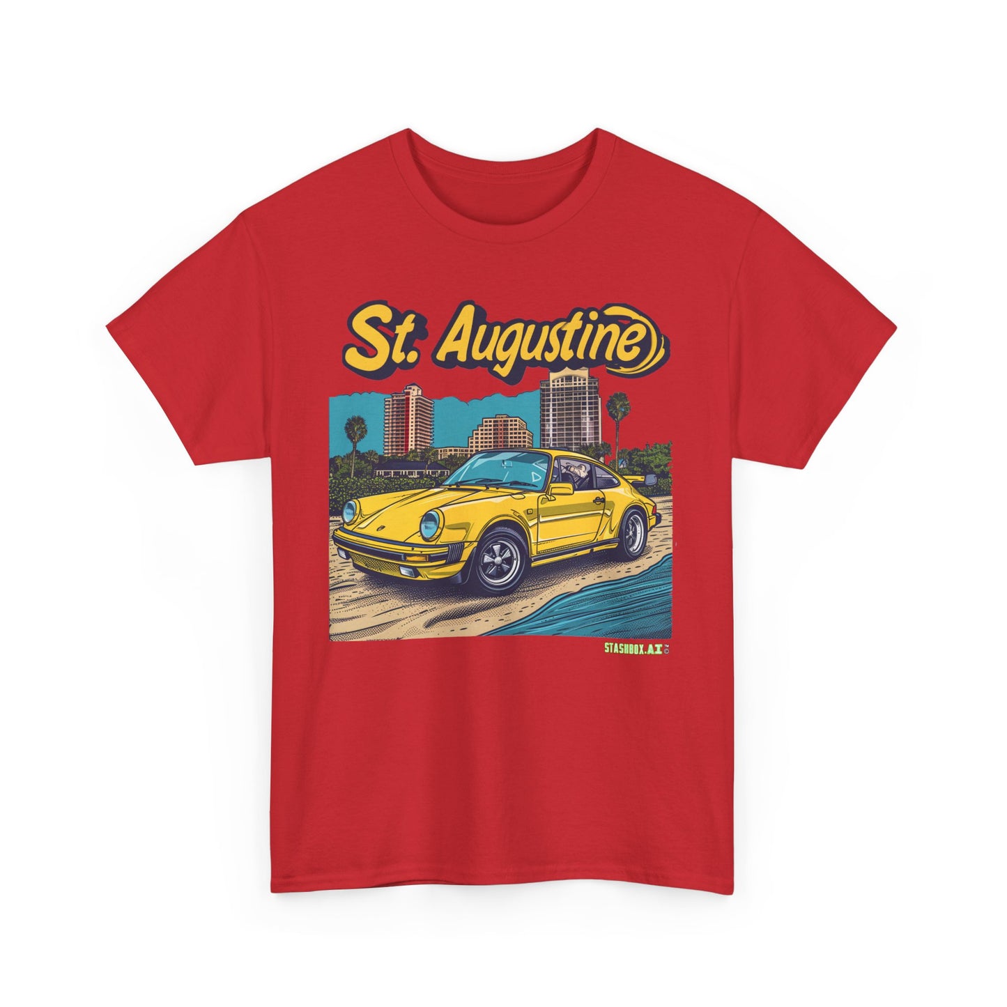 Unisex Heavy Cotton Tee St. Augustine Design 008