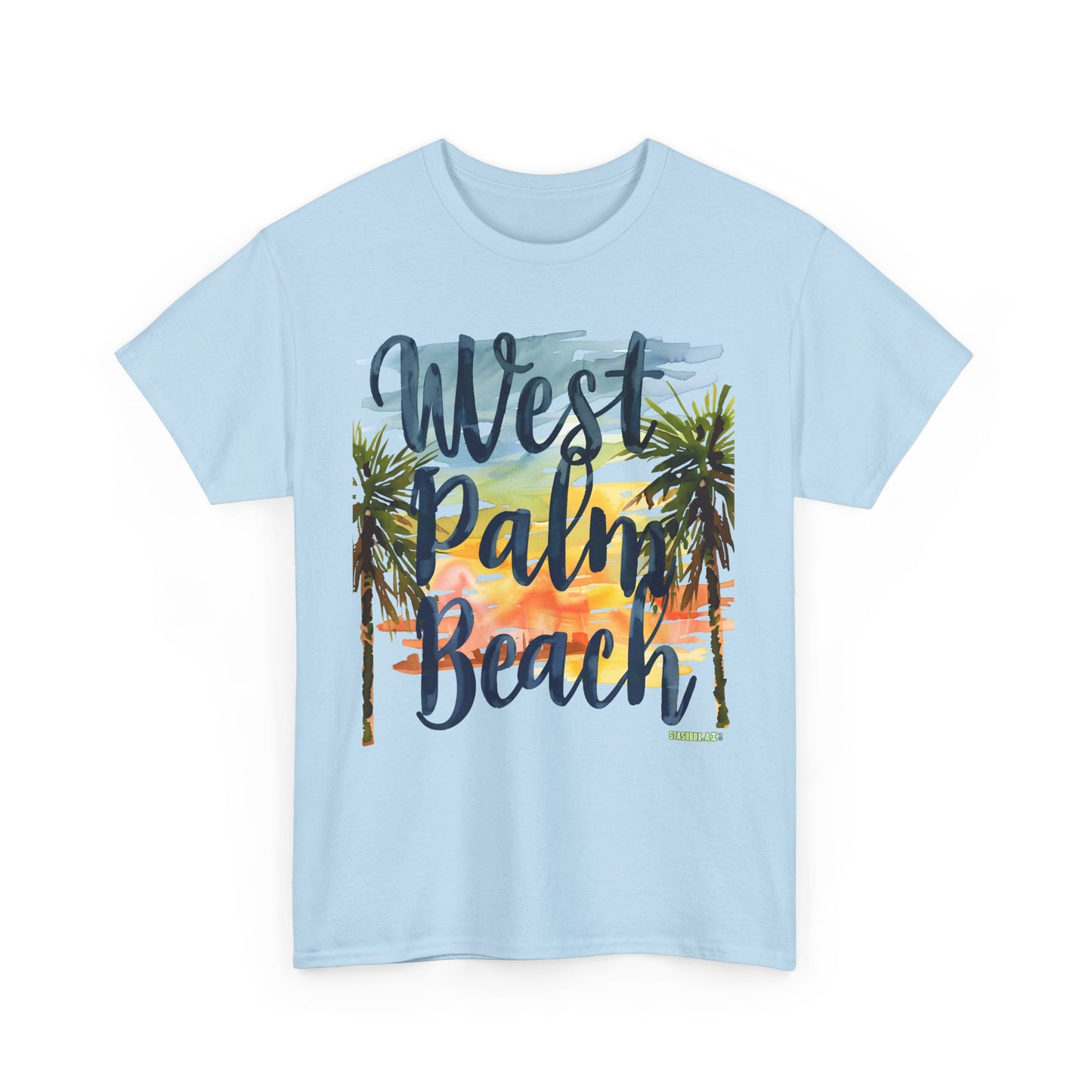 Unisex Heavy Cotton Tee West Palm Beach 005