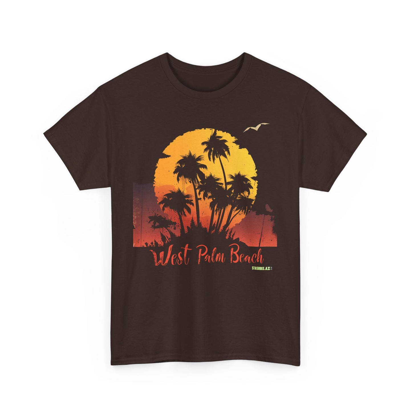 Unisex Heavy Cotton Tee West Palm Beach 026b