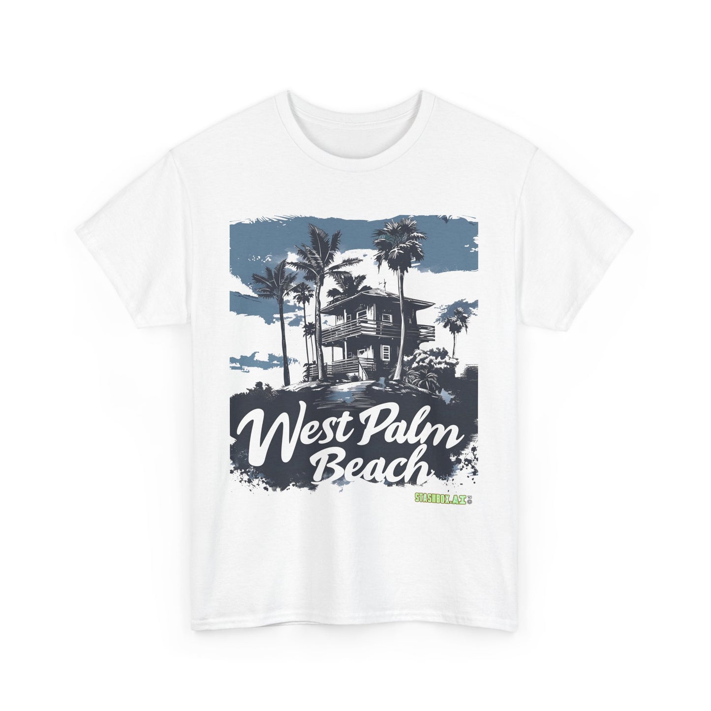 Unisex Heavy Cotton Tee West Palm Beach 016