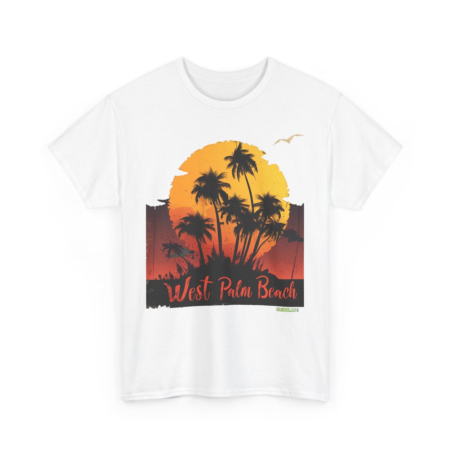 Unisex Heavy Cotton Tee West Palm Beach 026