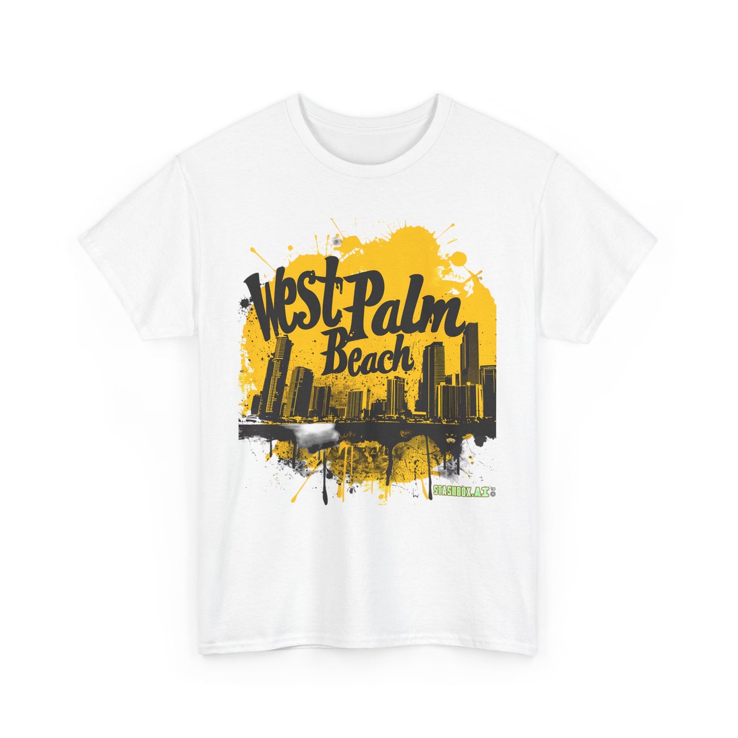 Unisex Heavy Cotton Tee West Palm Beach 007