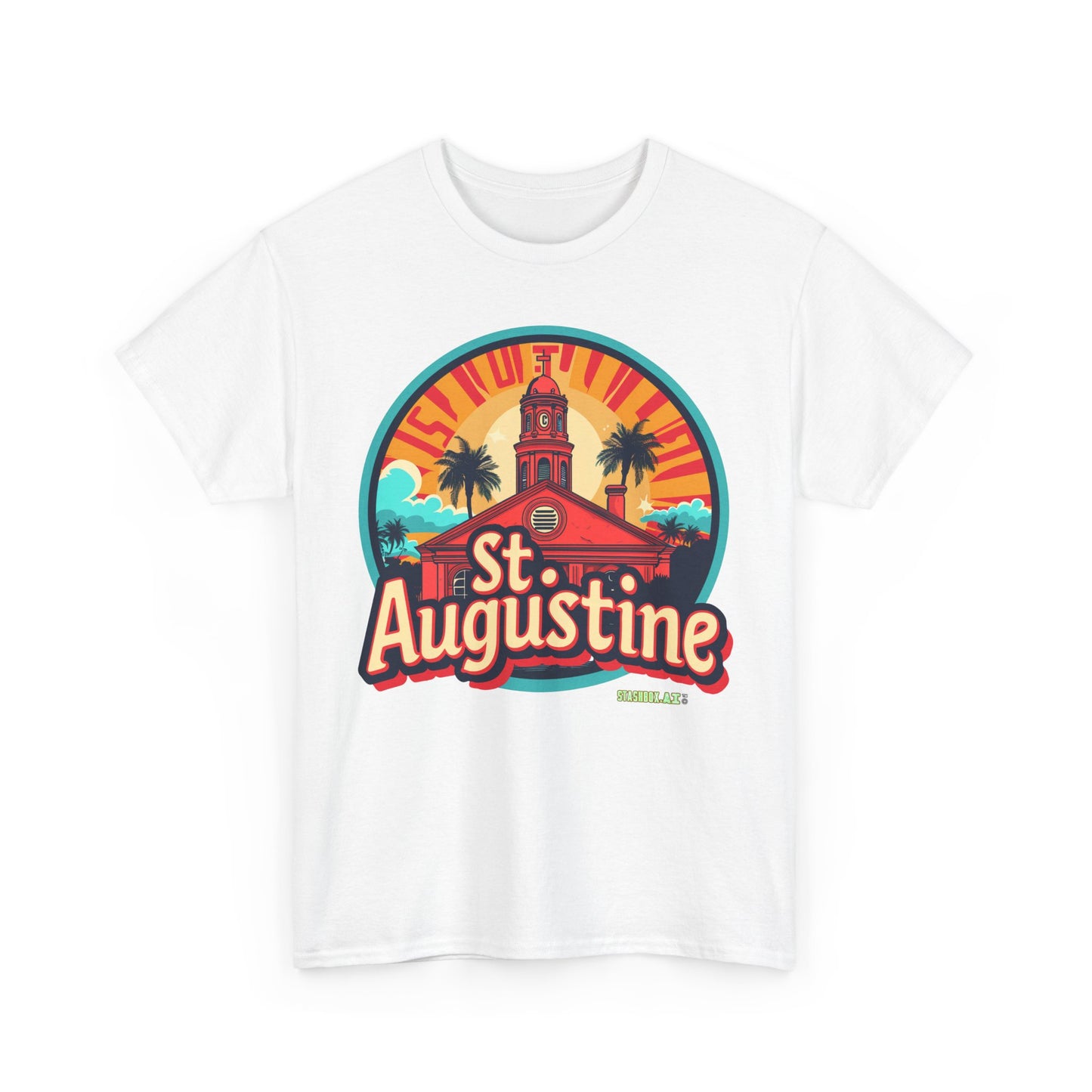 Unisex Heavy Cotton Tee St. Augustine Design 004