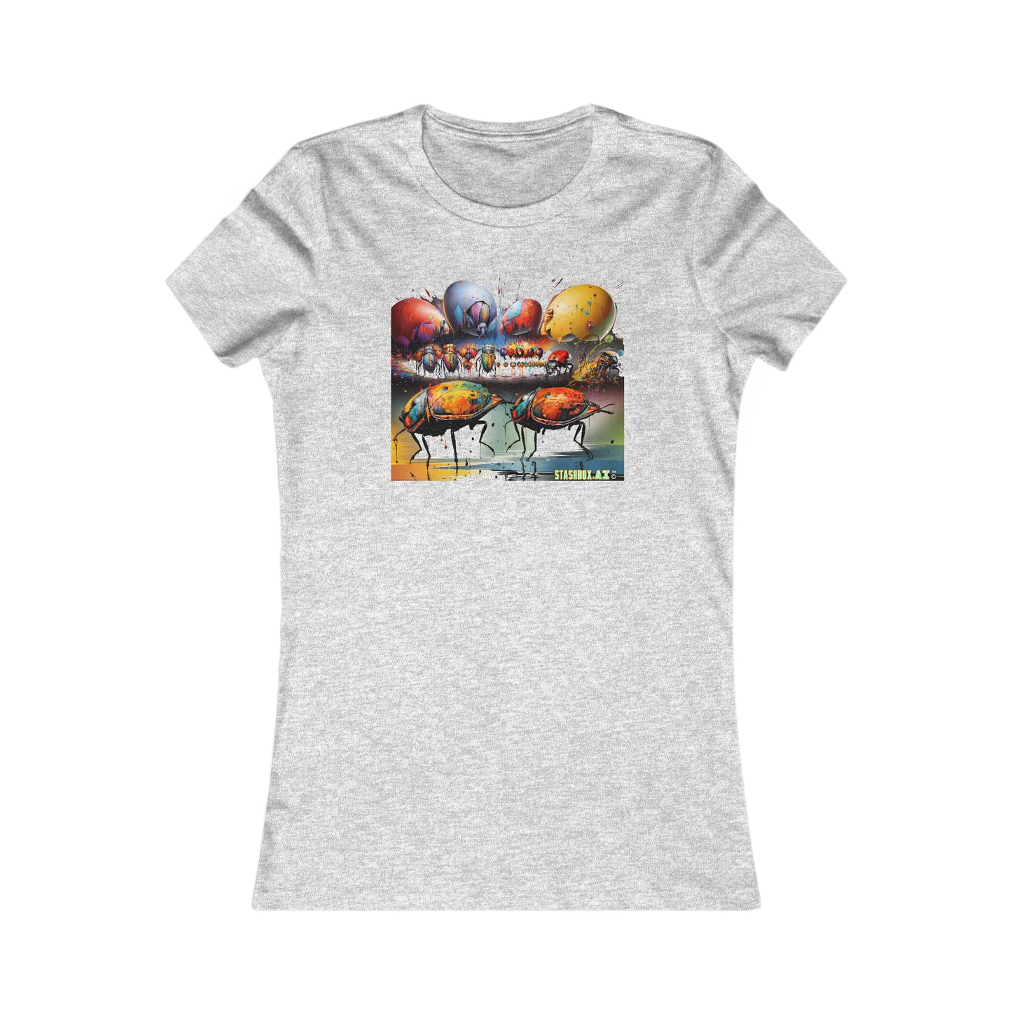 Women's Favorite Tee Vibrant Color Bugs 002 T-Shirt