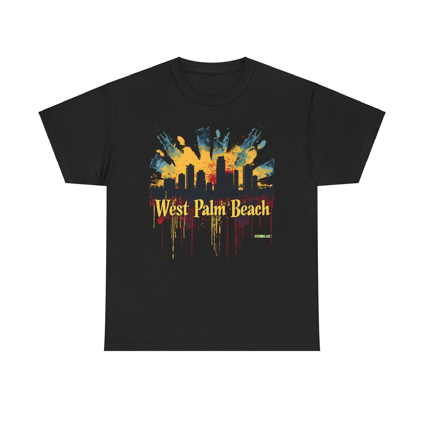 Unisex Heavy Cotton Tee West Palm Beach 002