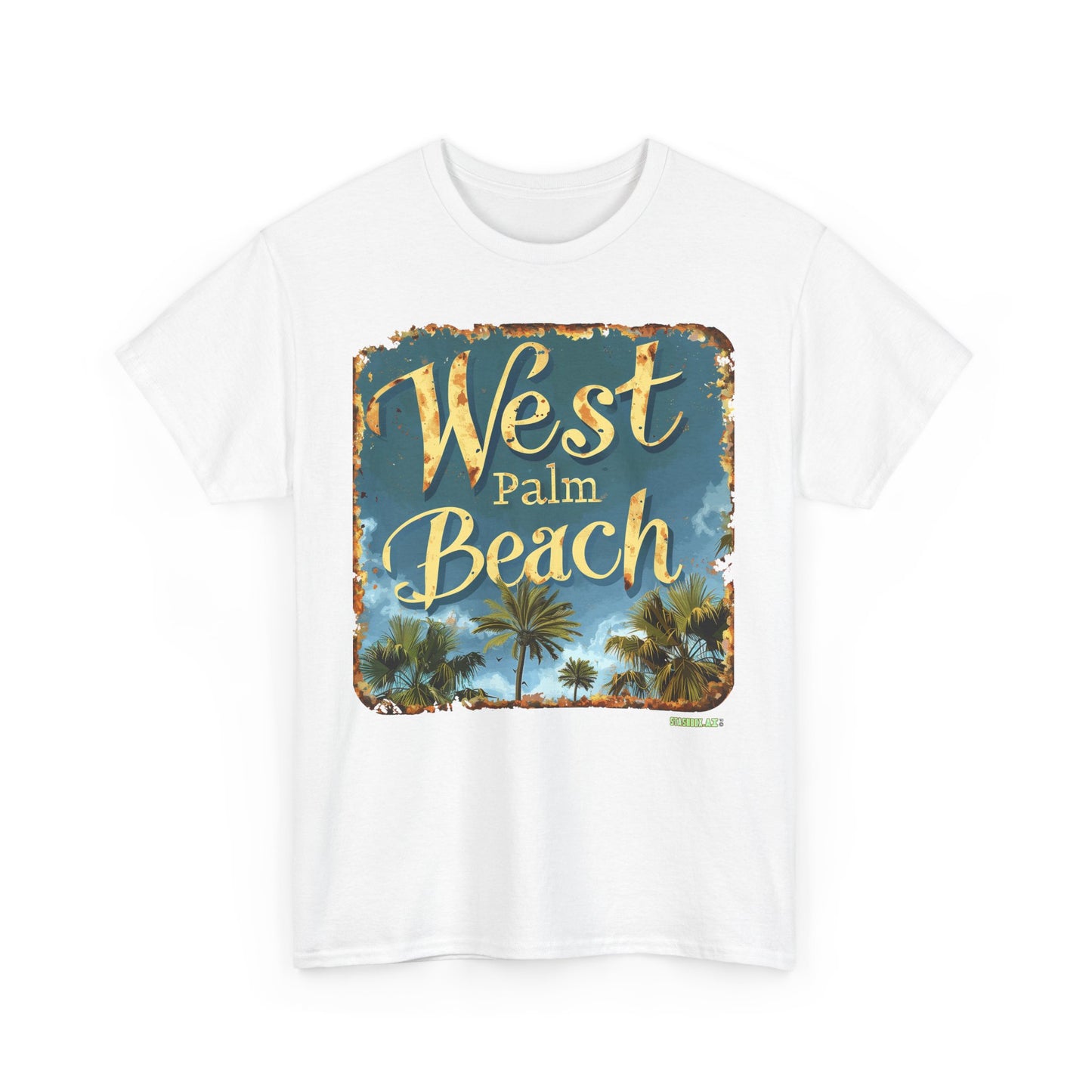 Unisex Heavy Cotton Tee West Palm Beach 033