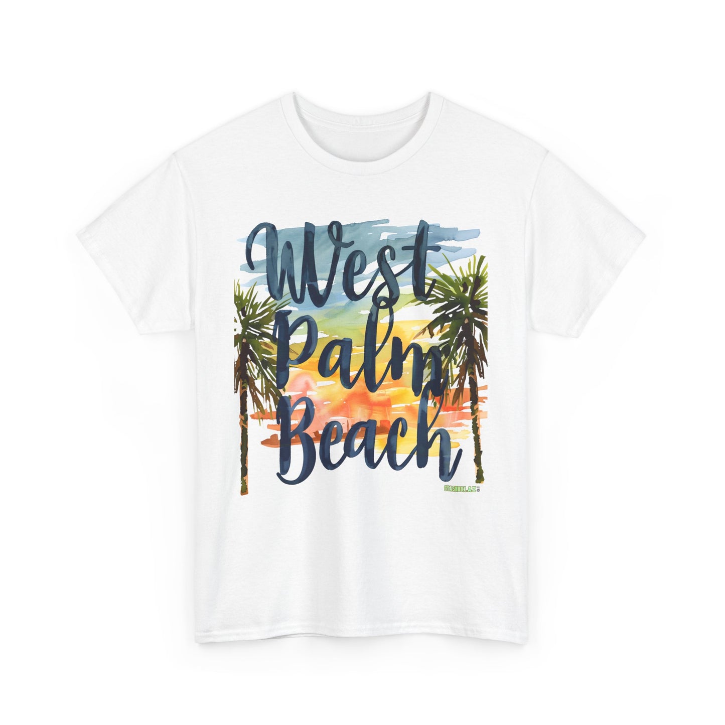 Unisex Heavy Cotton Tee West Palm Beach 005