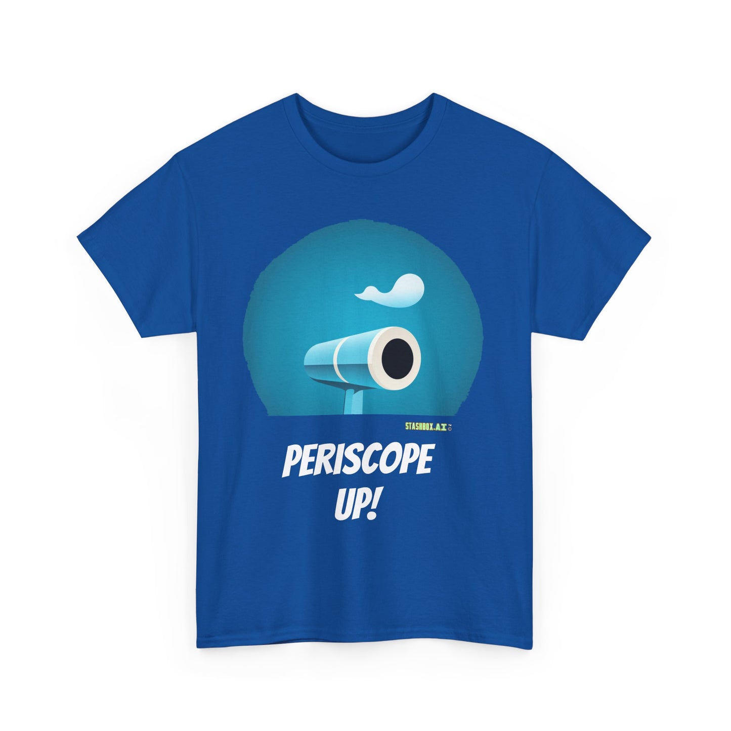 Unisex Heavy Cotton Tee Periscope Up!