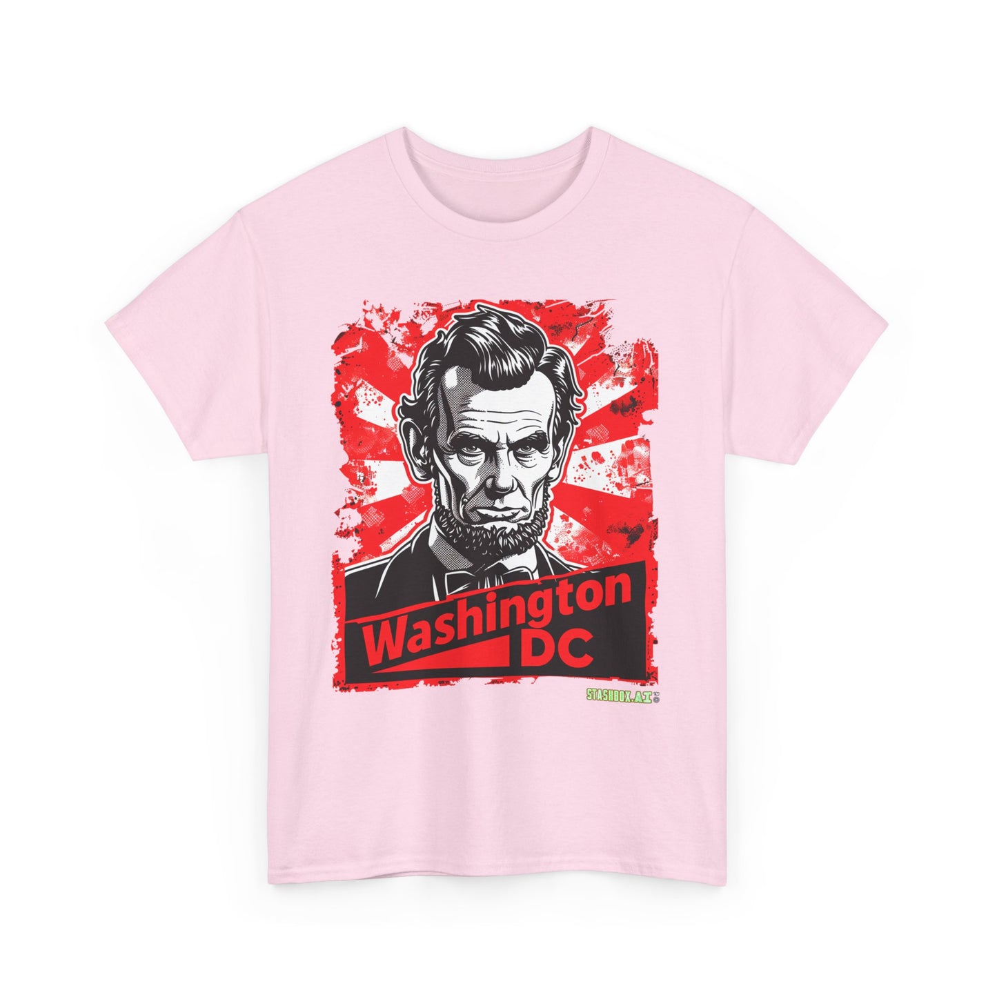 Unisex Heavy Cotton TShirt Abe Lincoln Washington DC 007