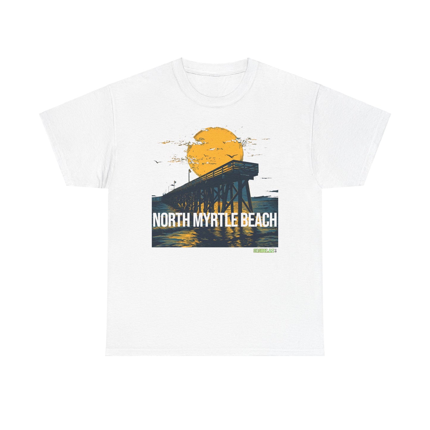 Unisex Heavy Cotton Tee North Myrtle Beach Design 007