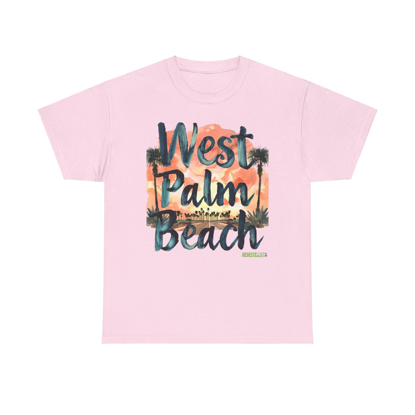 Unisex Heavy Cotton Tee West Palm Beach 003