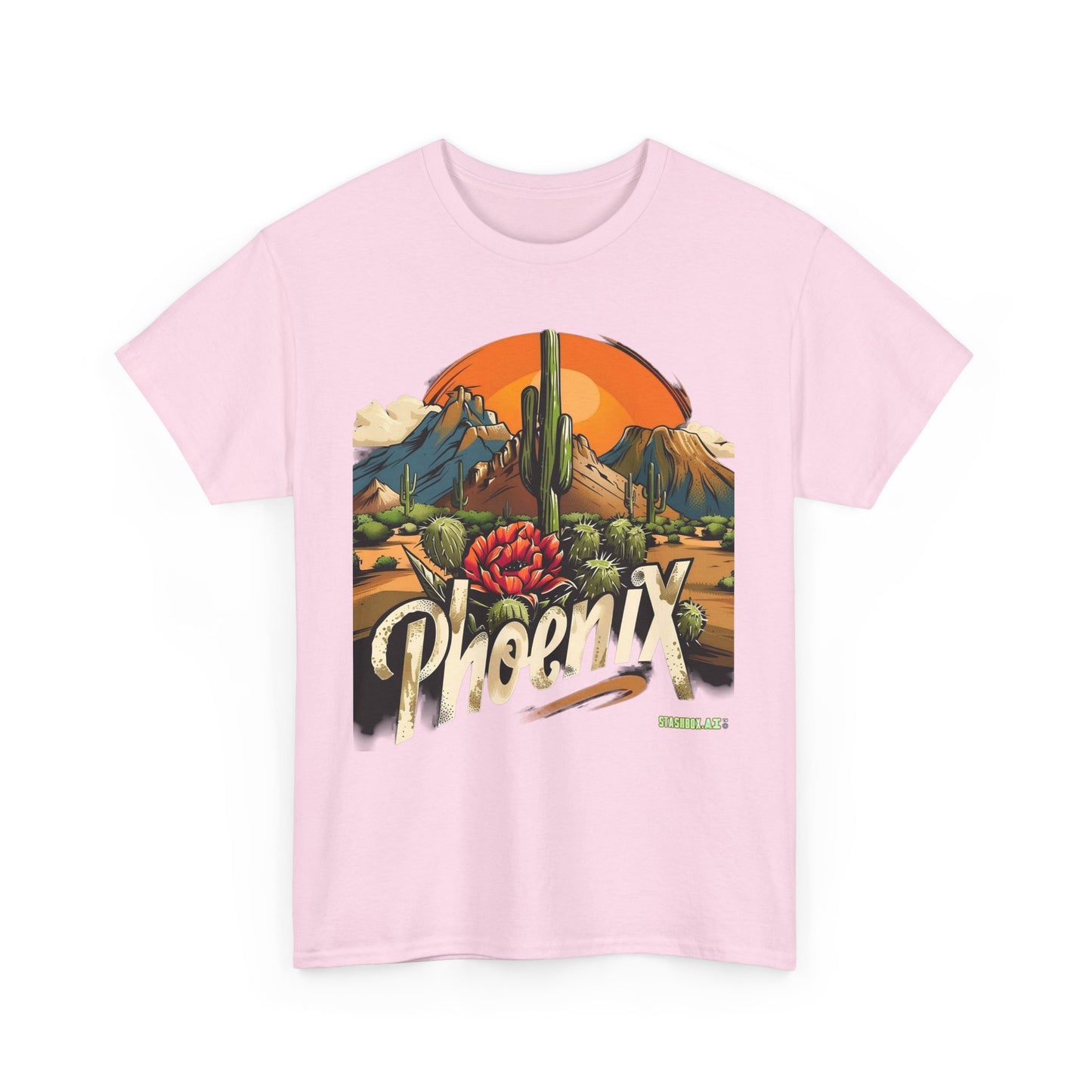 Unisex Heavy Cotton T-Shirt Phoenix Tourism Souvenir 2