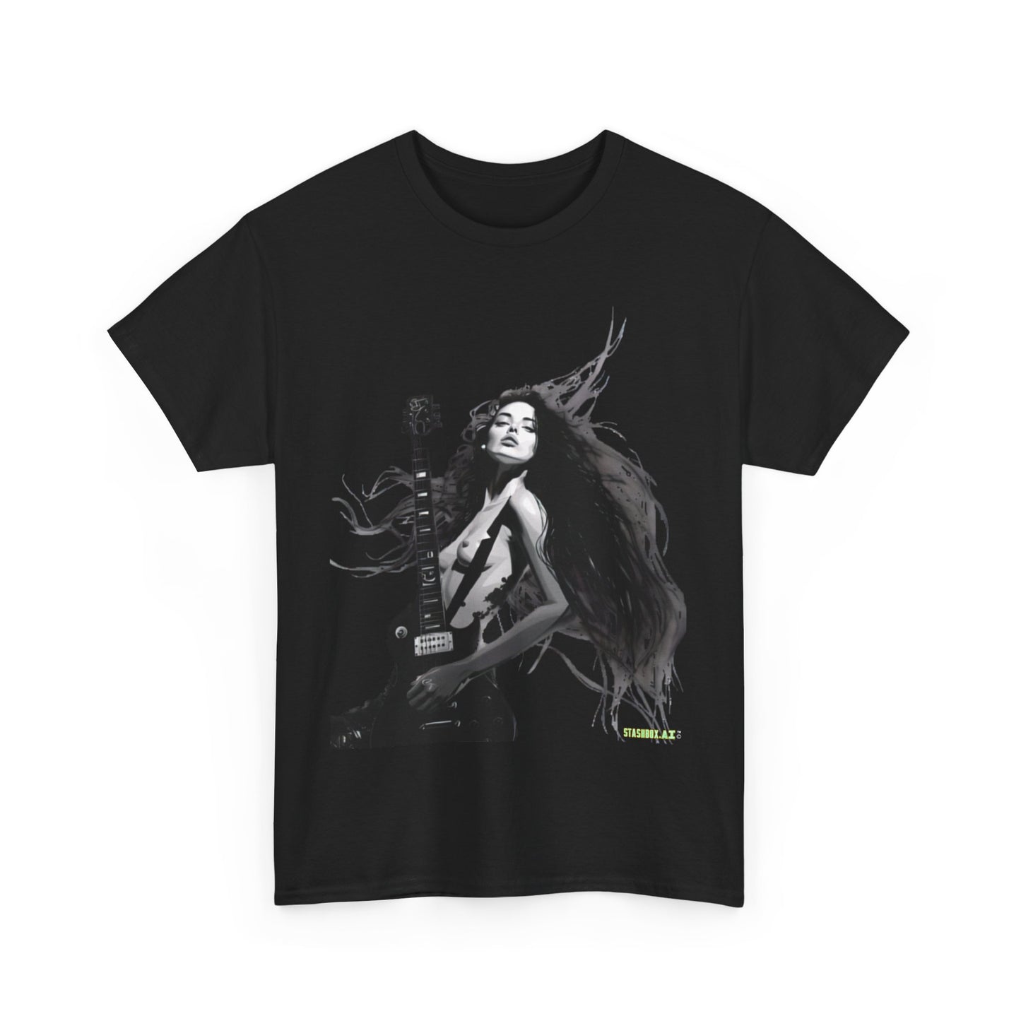 Unisex Heavy Cotton T-Shirt  Girl Guitar N2