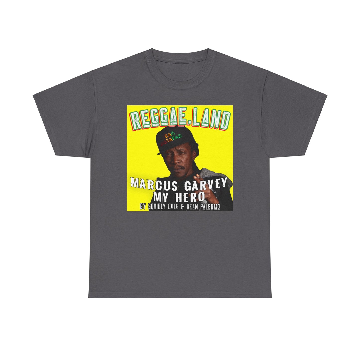 Men's Short-Sleeve Unisex T-Shirt Reggae.Land Squidly Cole Marcus Garvey My Hero Stashbox 10