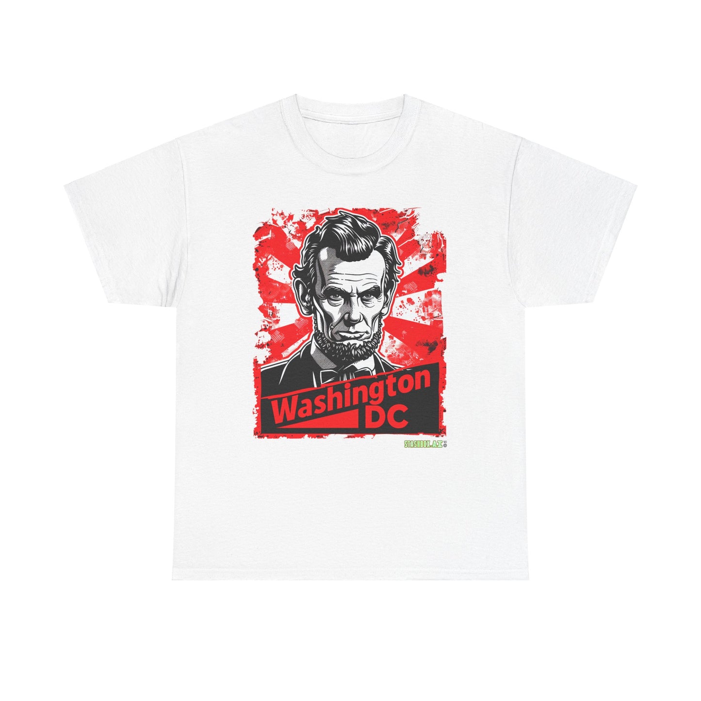 Unisex Heavy Cotton TShirt Abe Lincoln Washington DC 007