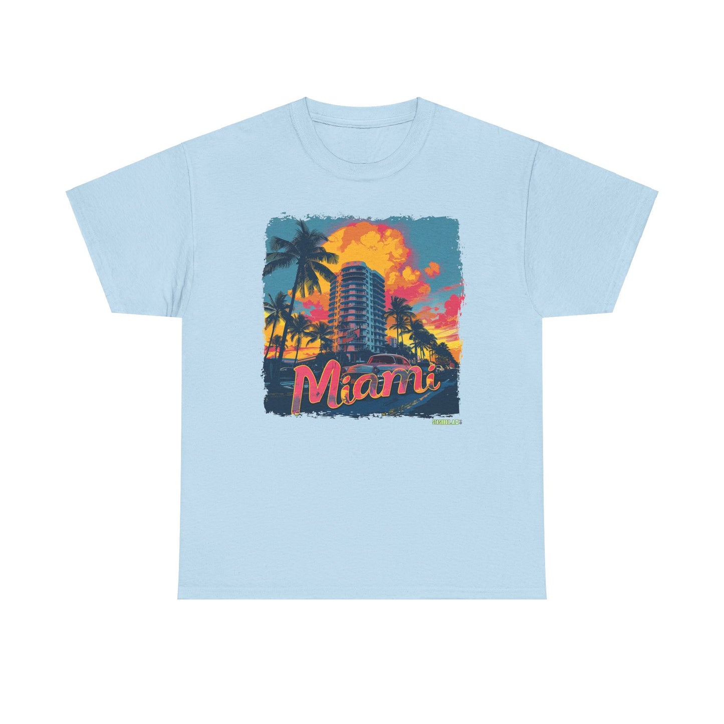 Unisex Heavy Cotton TShirt Miami 012