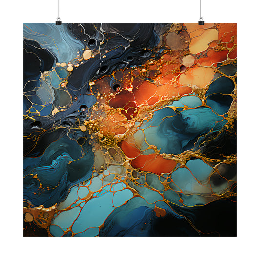 Abstract Art #001 Matte Horizontal Posters