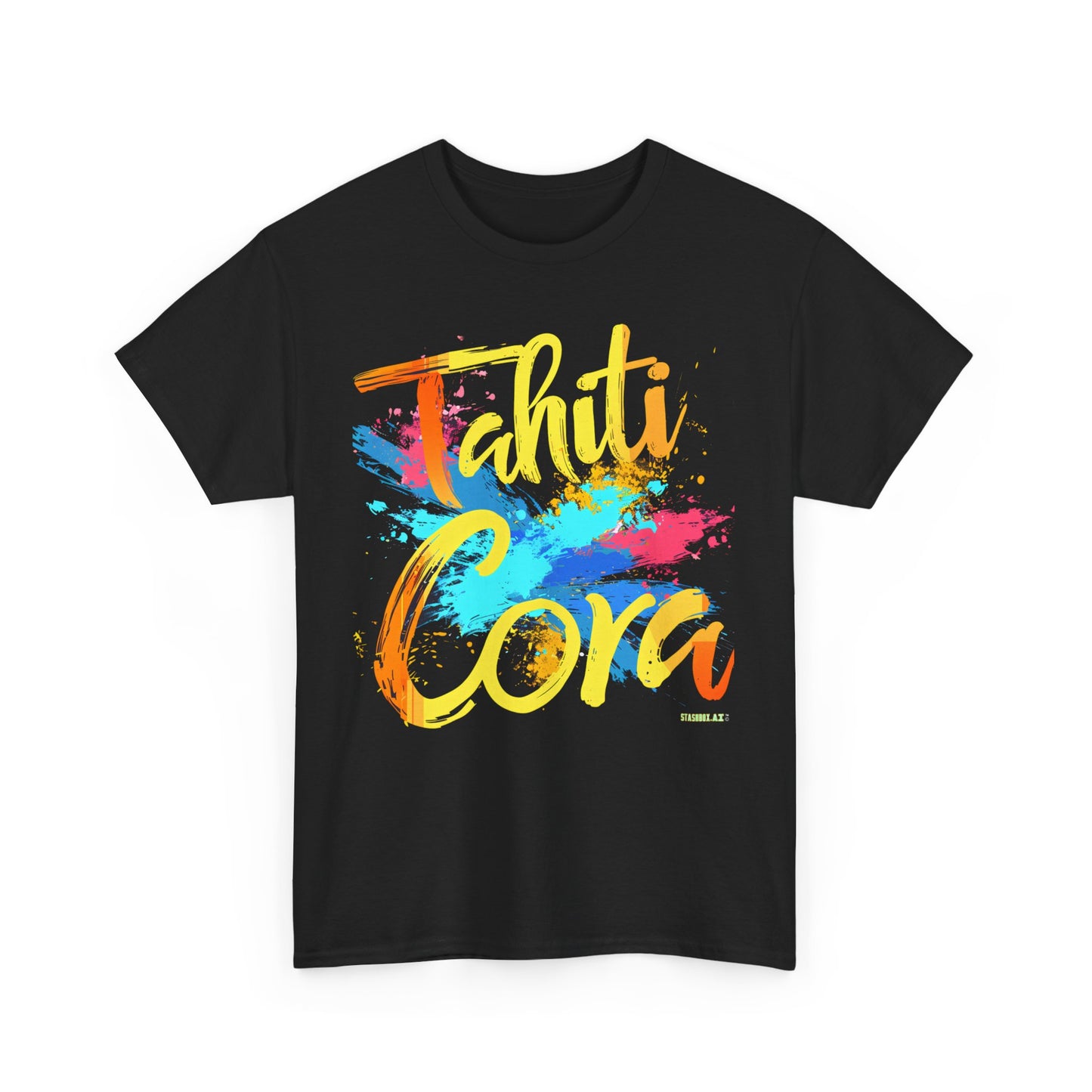 Heavy Cotton T-Shirt  Tahiti Cora Logo 003