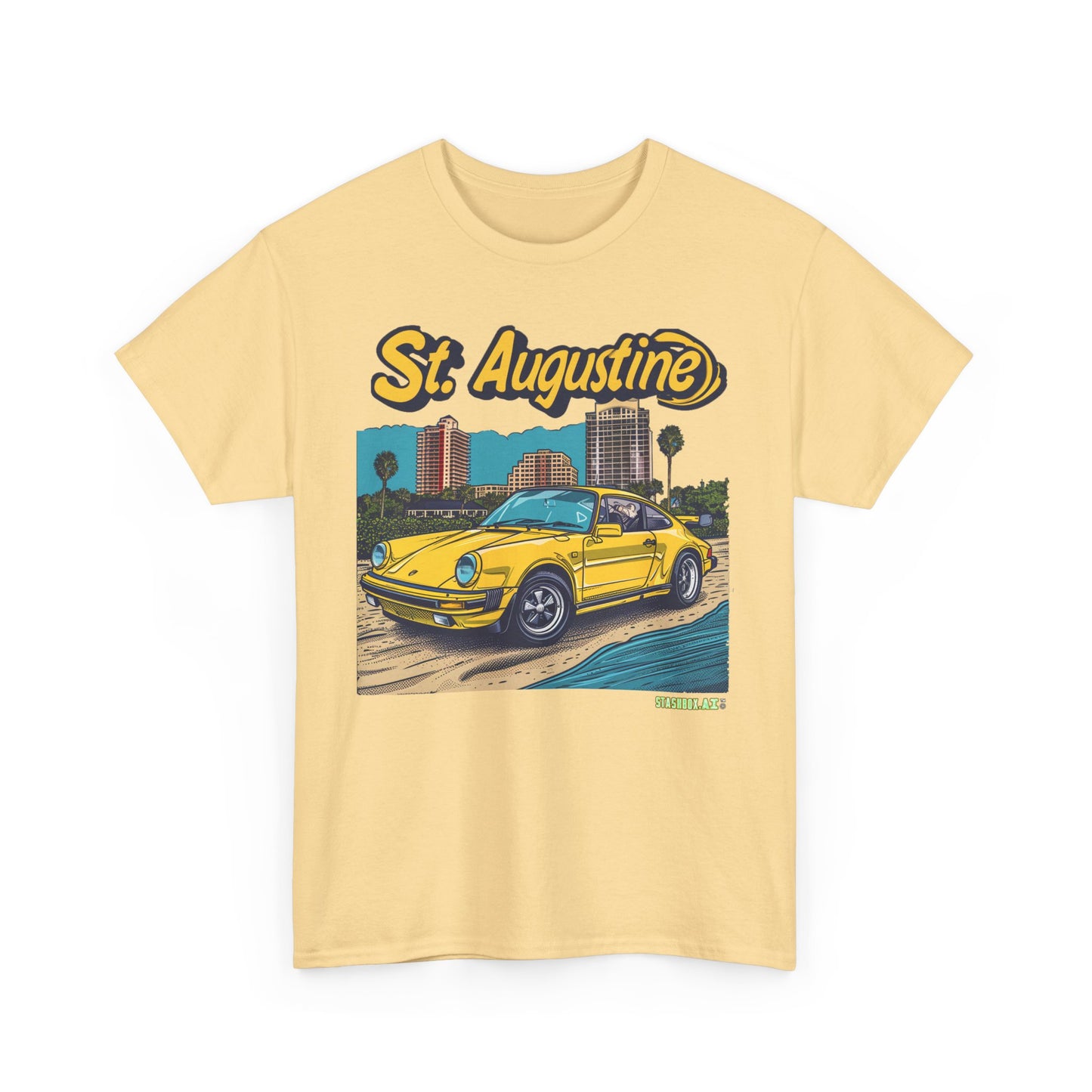 Unisex Heavy Cotton Tee St. Augustine Design 008