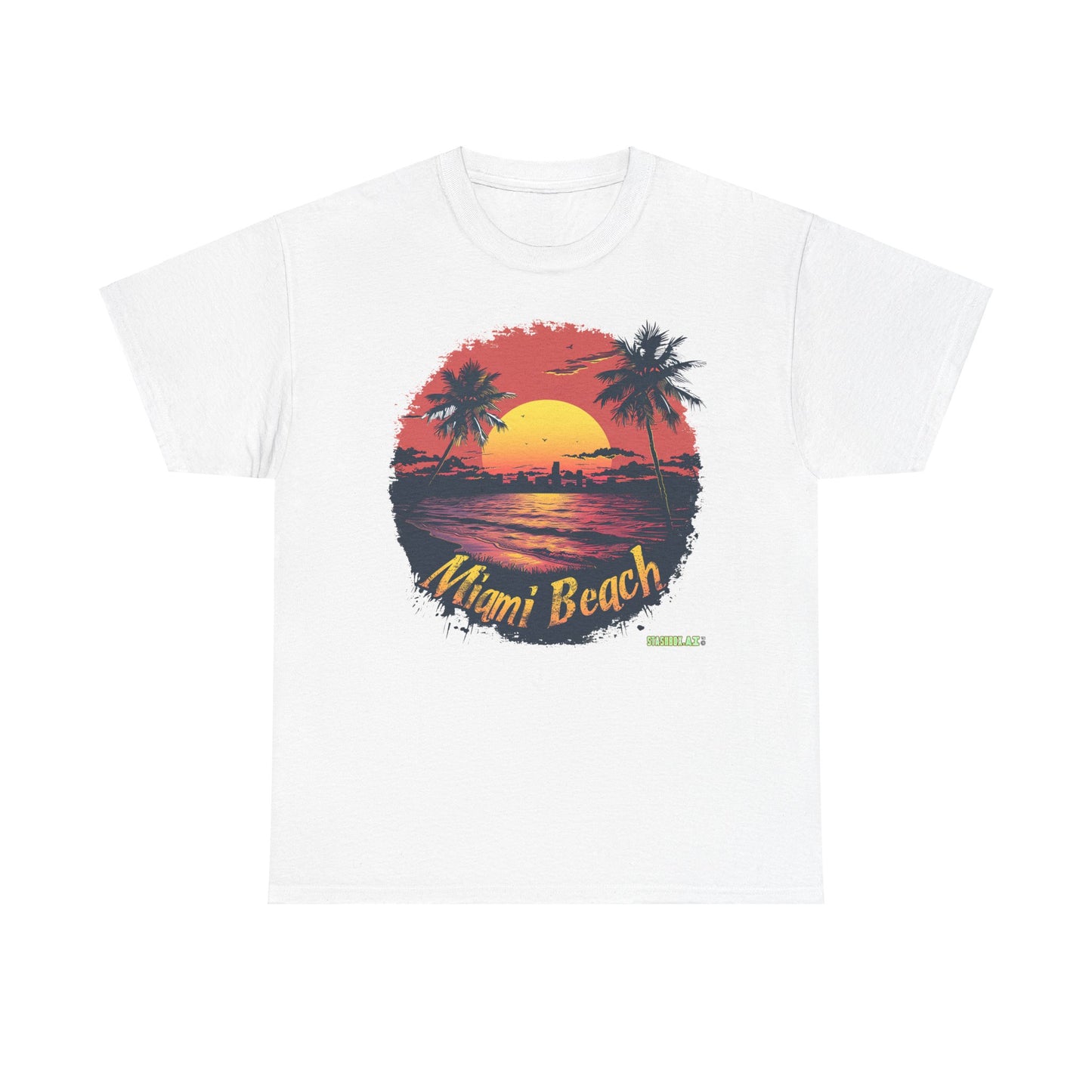 Unisex Heavy Cotton Miami TShirt Design 09