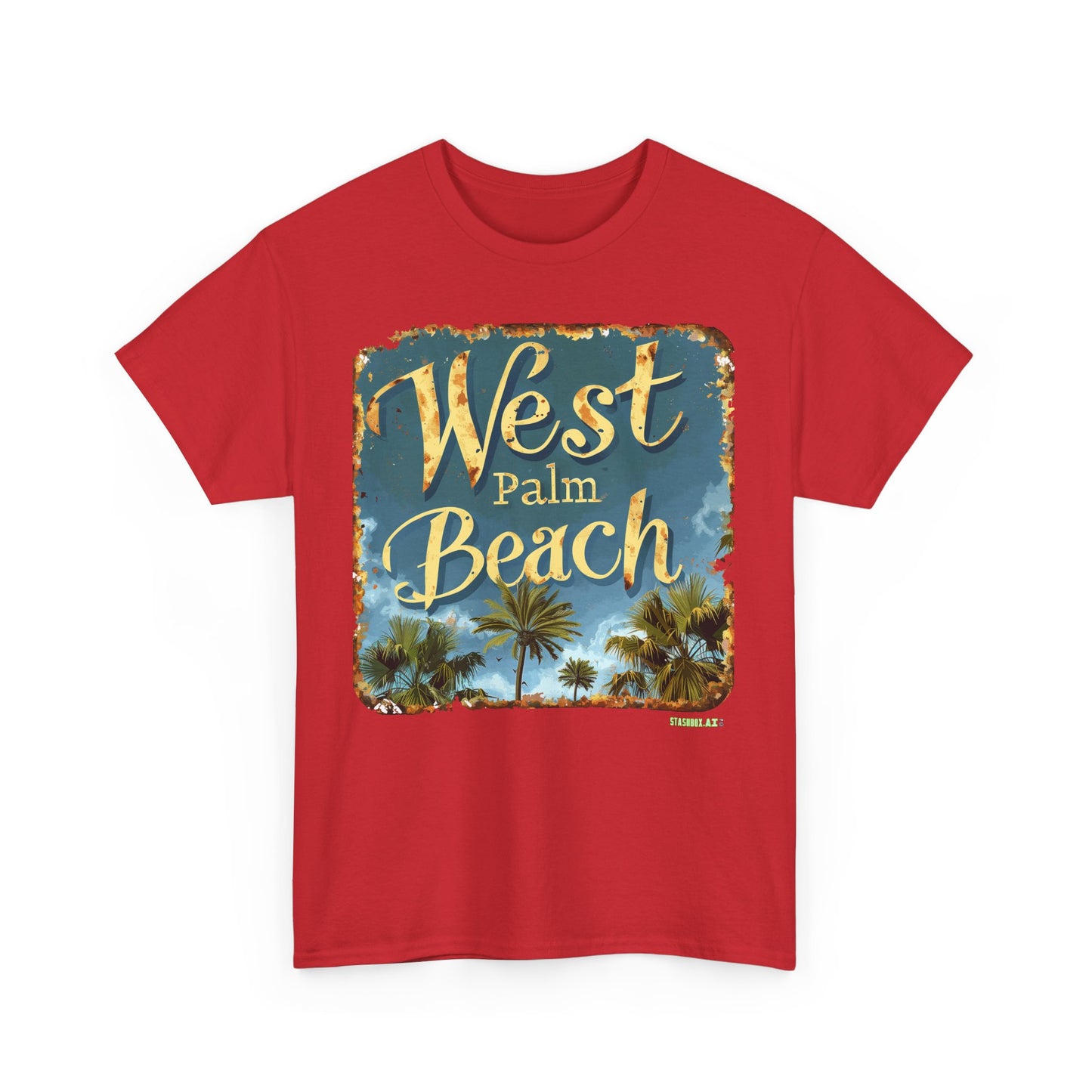 Unisex Heavy Cotton Tee West Palm Beach 033