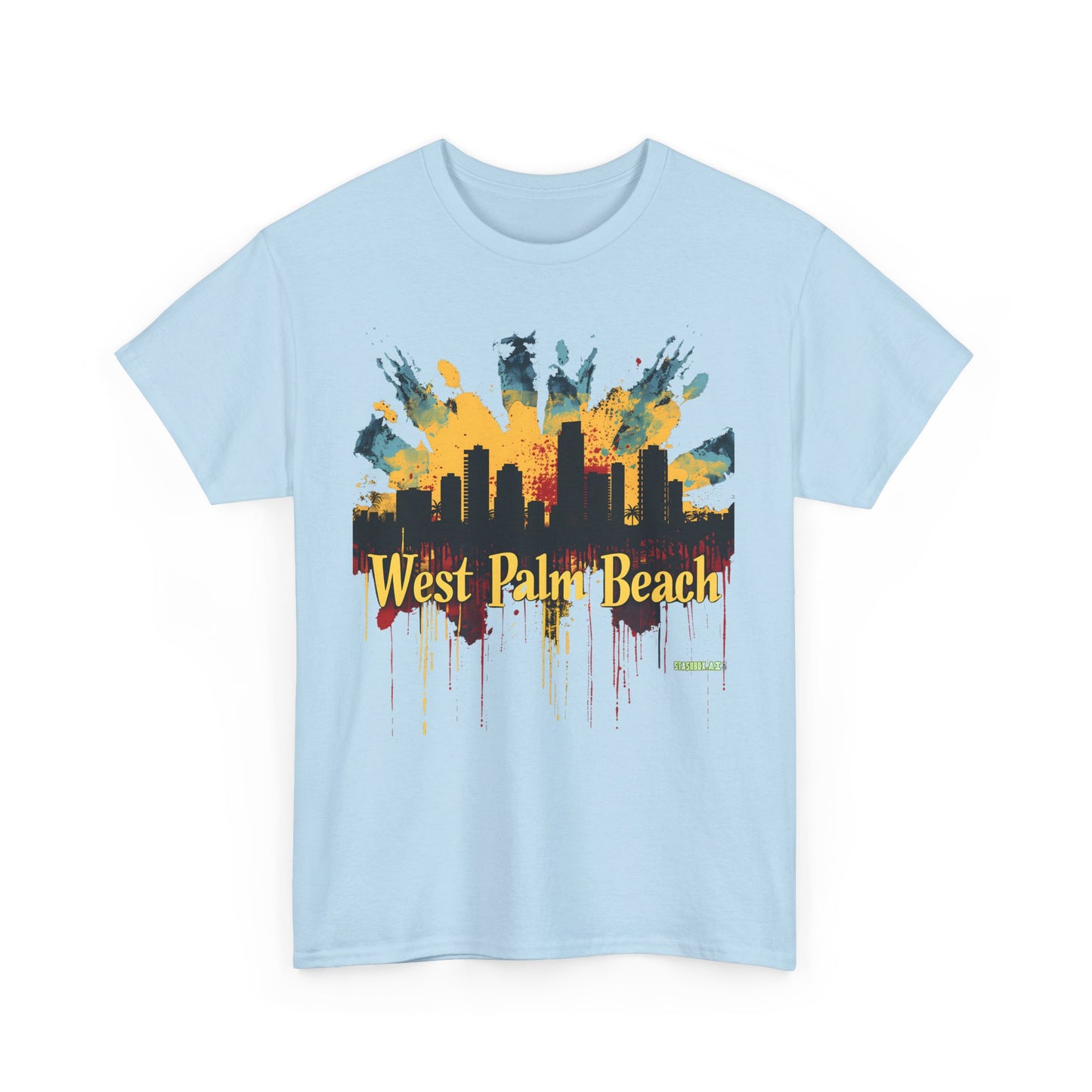 Unisex Heavy Cotton Tee West Palm Beach 002