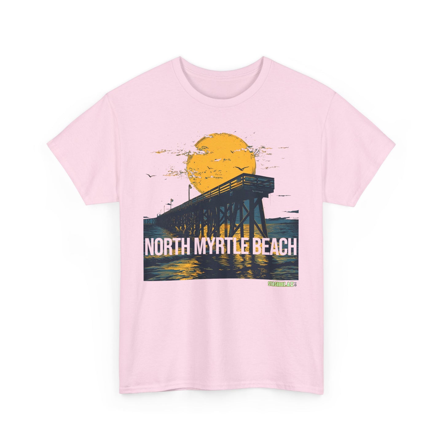 Unisex Heavy Cotton Tee North Myrtle Beach Design 007