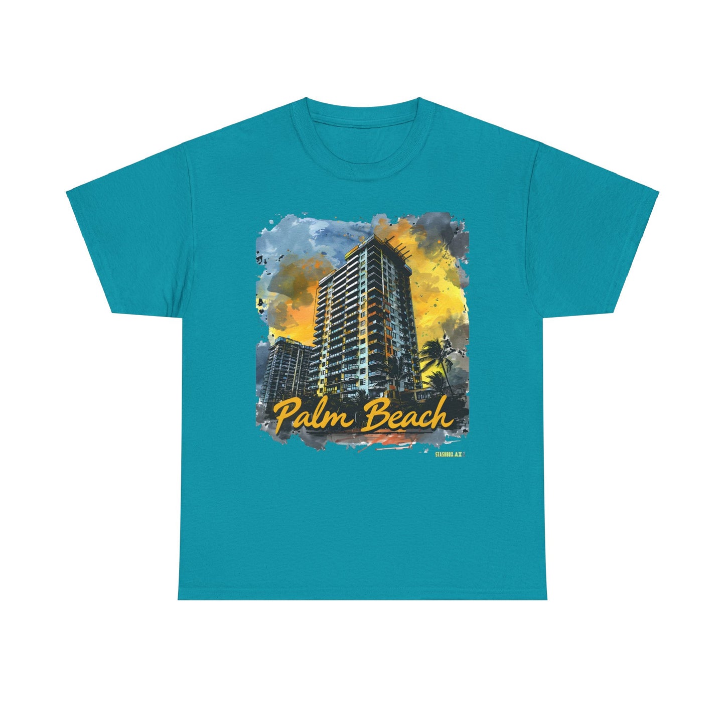 Unisex Heavy Cotton Tee West Palm Beach 022