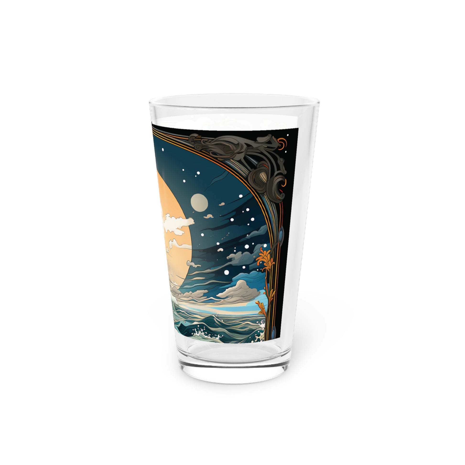 Experience the mystical union of tarot symbolism and ocean waves with our Tarot Card Style Wave Pint Glass (16oz) - Waves Design #034, exclusively from Stashbox.ai. This glass captures the secrets of the arcane in its design, offering a transcendent drinking experience. Embrace the magic, enhance your moments, and toast to the mysteries of life.