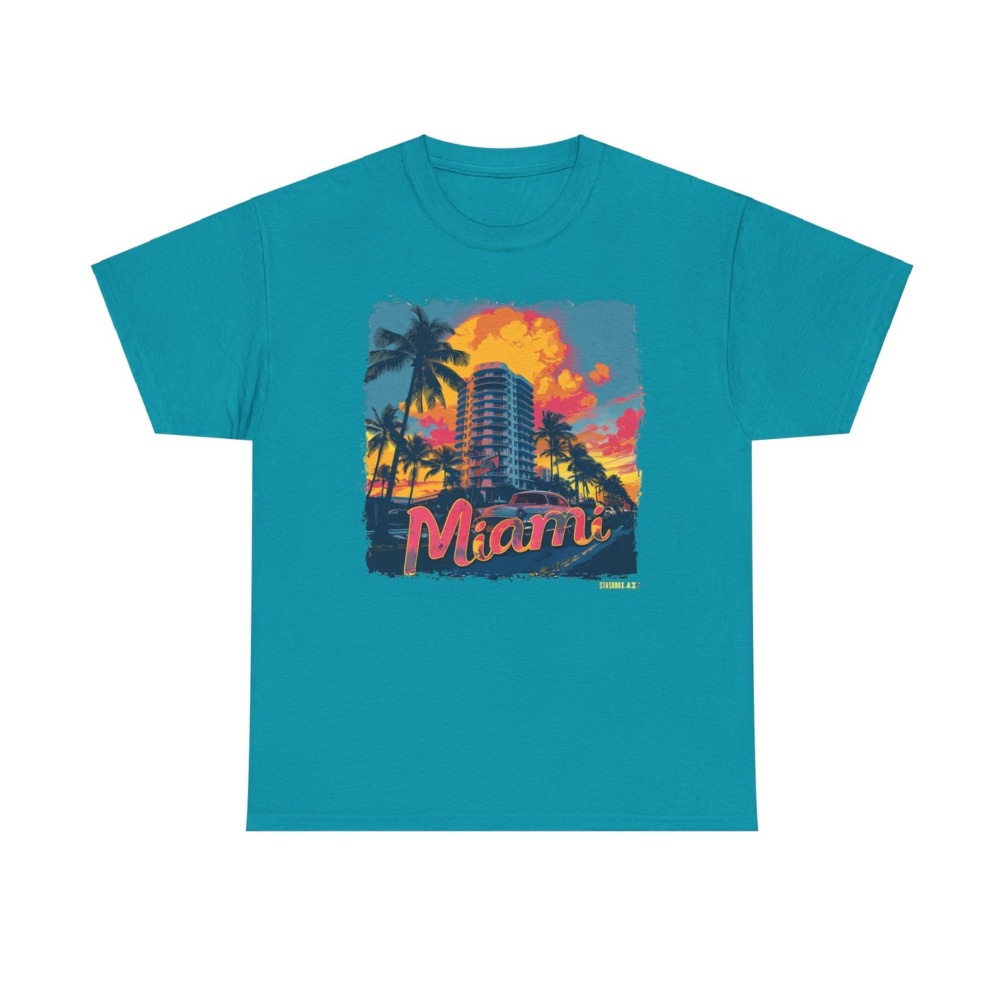 Unisex Heavy Cotton TShirt Miami 012