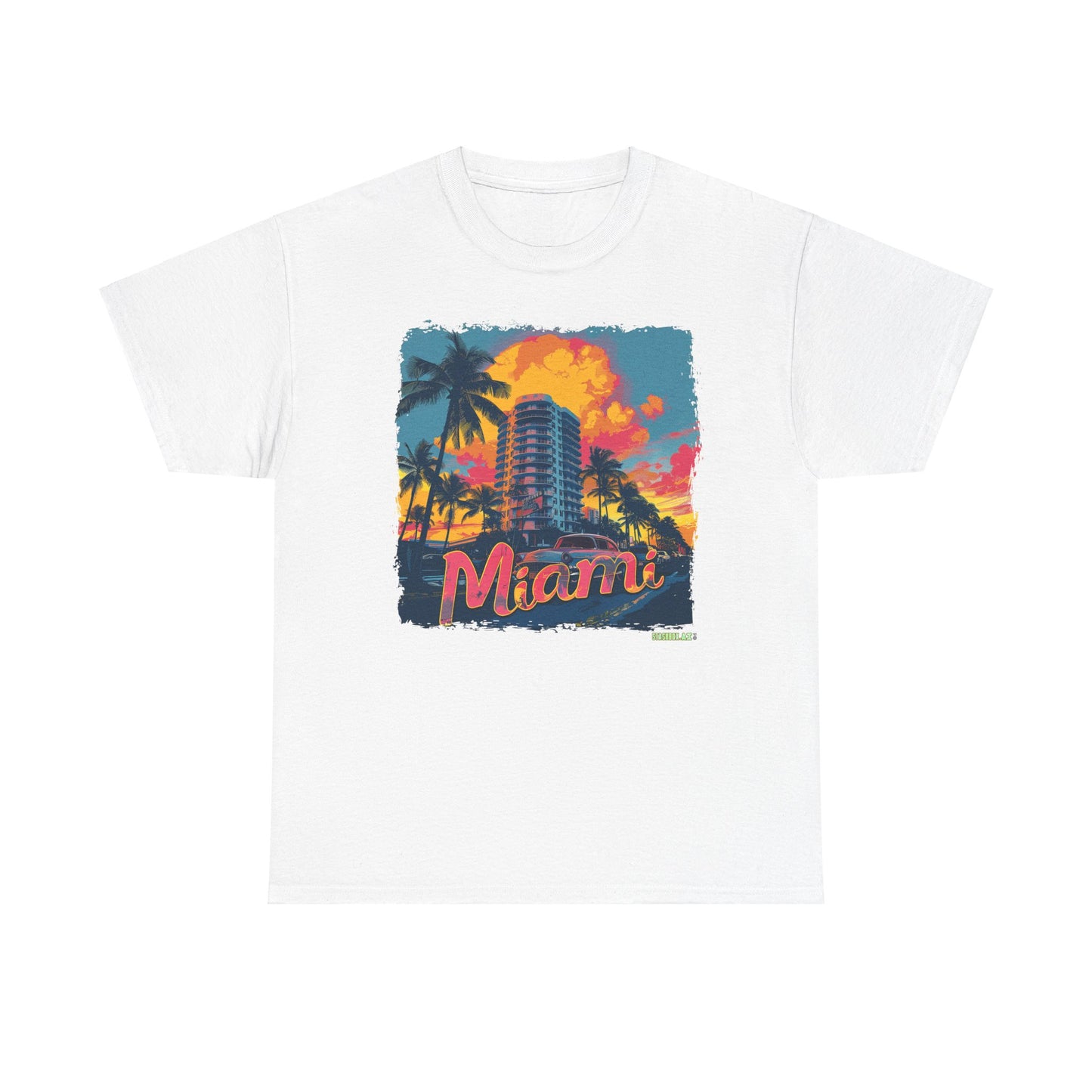 Unisex Heavy Cotton TShirt Miami 012